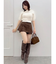 【セットアップ対応】レイヤードスカートパンツ
