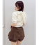 【セットアップ対応】レイヤードスカートパンツ