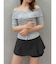【セットアップ対応】レイヤードスカートパンツ