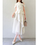 オフショルアシメトレンチワンピース