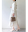 オフショルアシメトレンチワンピース