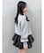 ワイドスクエアネックスウェット