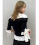 シャツレイヤードライクニットトップス