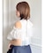 【再生産】2WAYスリーブコンパクトフリルトップス