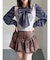 アーガイルニットトップス
