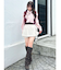 アーガイルニットトップス