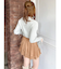 アイレットスリーブニットトップス