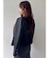 ウエストシェイプフェイクレザージャケット