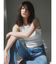 【吉田朱里】メイクアップフレアデニムパンツ