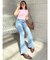 【吉田朱里】メイクアップフレアデニムパンツ