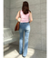 【吉田朱里】メイクアップフレアデニムパンツ