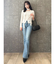 【吉田朱里】メイクアップフレアデニムパンツ