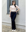 【吉田朱里】メイクアップフレアデニムパンツ