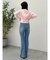 【吉田朱里】メイクアップフレアデニムパンツ
