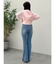 【吉田朱里】メイクアップフレアデニムパンツ