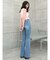 【吉田朱里】メイクアップフレアデニムパンツ