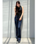 【吉田朱里】涼感加工ギャザーノースリリブトップス