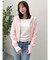 【吉田朱里】涼感加工ギャザーノースリリブトップス