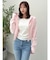 【吉田朱里】涼感加工ギャザーノースリリブトップス