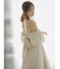 【吉田朱里】パール2wayボリュームワンピース