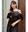 【吉田朱里】パール2wayボリュームワンピース