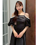 【吉田朱里】パール2wayボリュームワンピース