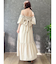 【吉田朱里】パール2wayボリュームワンピース
