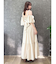 【吉田朱里】パール2wayボリュームワンピース