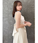 【吉田朱里】パール2wayボリュームワンピース