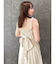 【吉田朱里】パール2wayボリュームワンピース