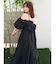 【吉田朱里】パール2wayボリュームワンピース