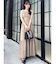【吉田朱里】パール2wayボリュームワンピース