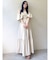 【吉田朱里】パール2wayボリュームワンピース