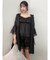 【吉田朱里】シルクフードヘアカバーガウン