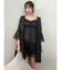 【吉田朱里】シルクフードヘアカバーガウン