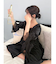 【吉田朱里】シルクフードヘアカバーガウン