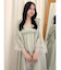 【吉田朱里】シルクフードヘアカバーガウン