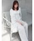 【吉田朱里】シルクランジェリーライクロングパンツ