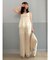 【吉田朱里】シルクランジェリーライクロングパンツ