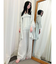 【吉田朱里】シルクランジェリーライクロングパンツ