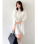シャツイレフレアミニワンピース