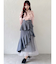 アシメプリーツマーメイドスカート
