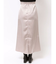 サテンナロースリットスカート