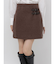 【セットアップ対応】ヘアリーミニスカート