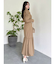 バルーンチェックワンピース