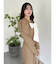 バルーンチェックワンピース