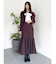 バルーンチェックワンピース