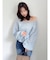 モヘアライクルーズニット