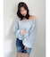 モヘアライクルーズニット
