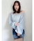 モヘアライクルーズニット